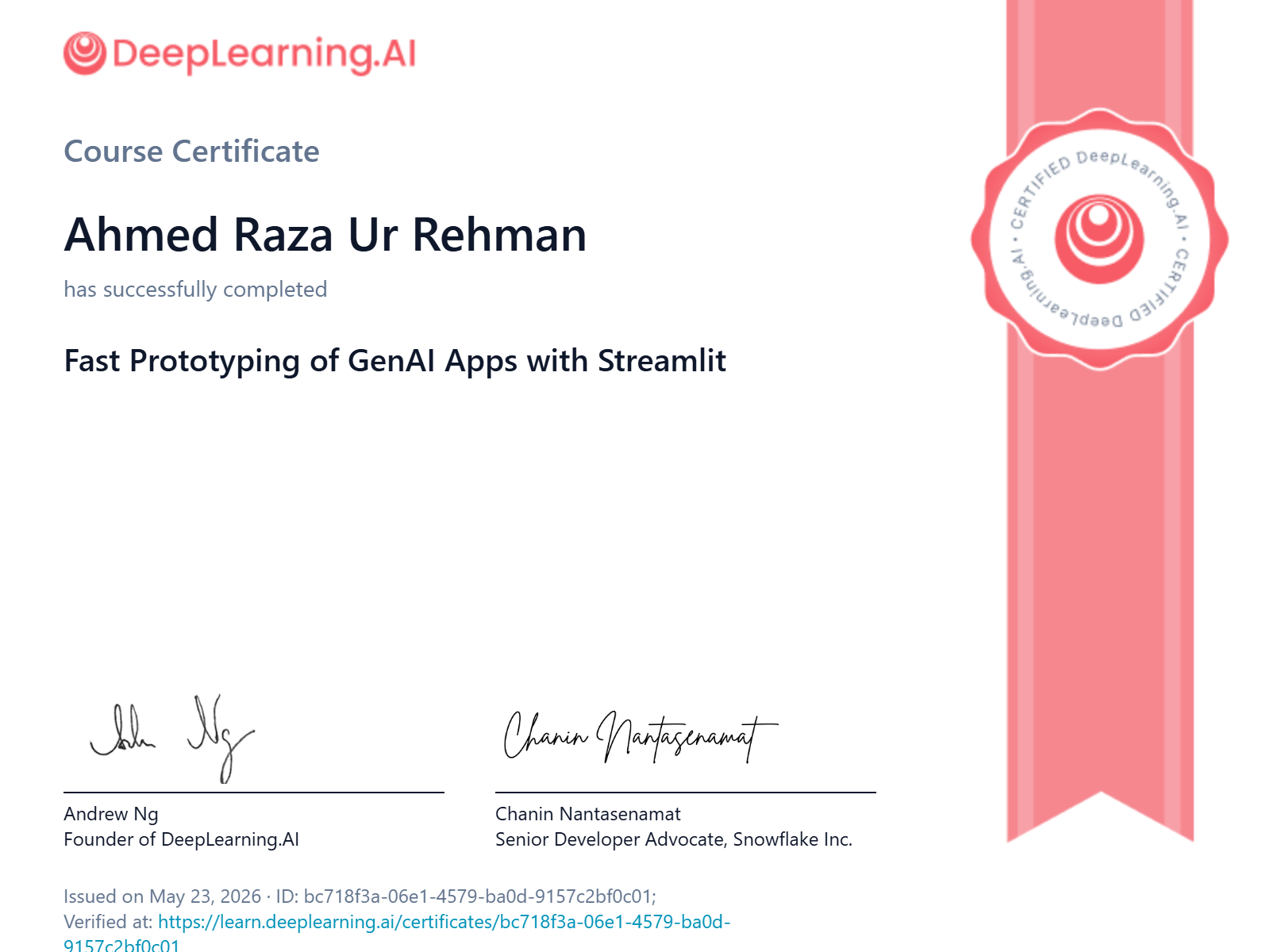 Fast Prototyping of GenAI Apps with Streamlit